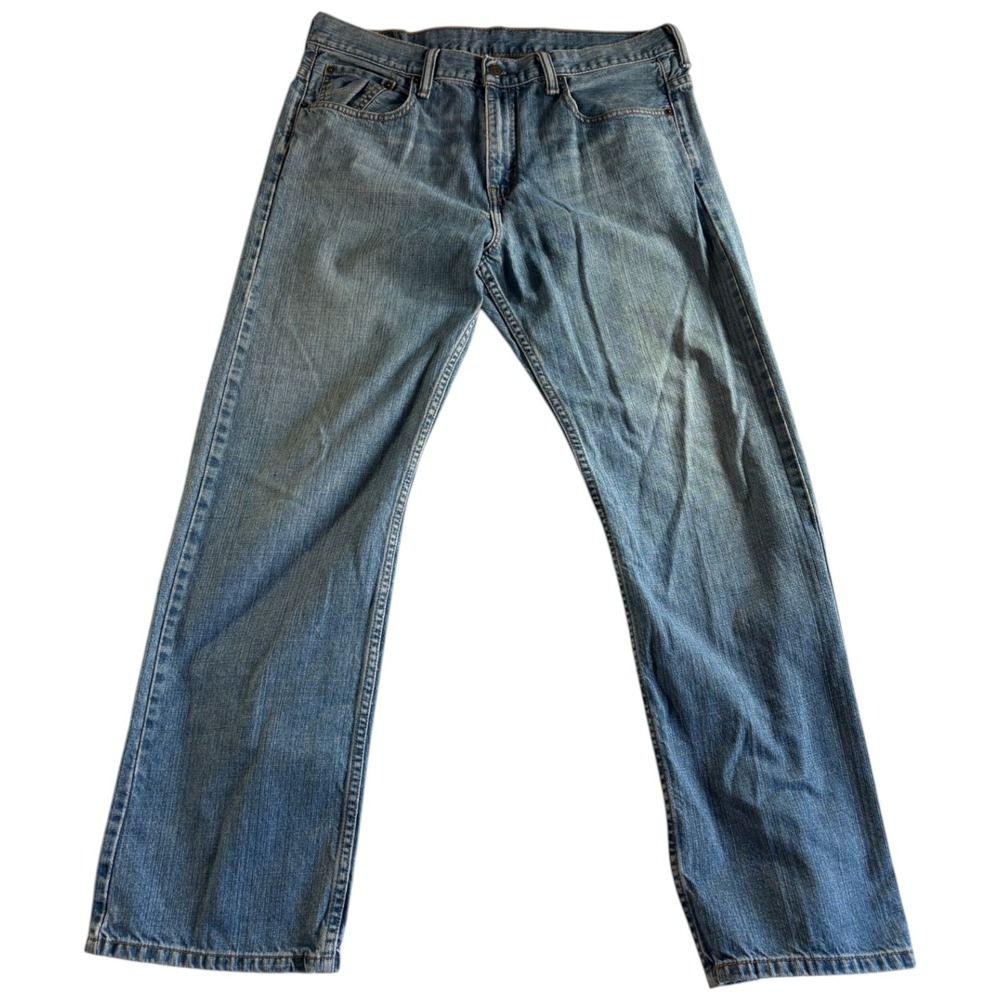 Levi's 569 Loose Straight Jeans Mens 33x32 (35x31.5) Blue Denim Authentic Casual